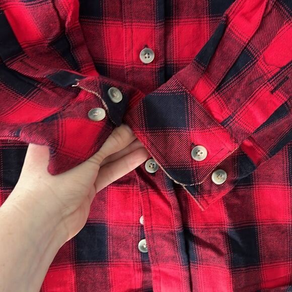 CHEXPEL Mens Flannel Shirts Long Sleeve Casual Button Down Plaid 100% Cotton - Picture 6 of 15